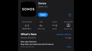 New Sonos App Update 800603  Whats New [upl. by Aisanahta]