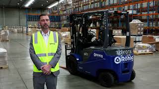 Röhlig Logistics celebrates 50 years in Australia with custom Toyota Forklifts [upl. by Ebocaj50]