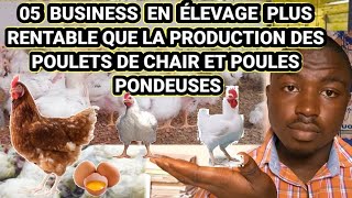 05 BUSINESS EN ÉLEVAGE PLUS RENTABLE QUE LA PRODUCTION DES POULETS DE CHAIR ET POULES PONDEUSES [upl. by Iot]