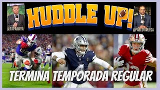 HuddleUP Termina Temporada Regular NFL TapaNava amp PabloViruega [upl. by Nyrahs]