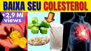 5 PIORES ALIMENTOS para COLESTEROL e os 10 MELHORES PARA BAIXAR O COLESTEROL ALTO [upl. by Anitsrihc859]