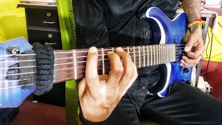 I Wrote New metal riff  RINTU useheadphonesforbettersoundquality guitar music [upl. by Alidus]