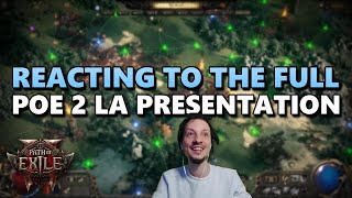 quotI WAS THEREquot Reacting to the LA Event presentation  So much CONTENT  PoE2 2 [upl. by Fortuna]