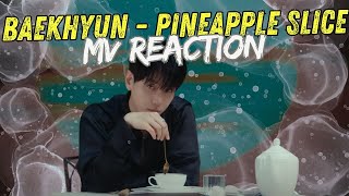 BAEKHYUN Pineapple Slice MV REACTION 🔥🔥 [upl. by Onaimad]