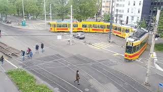 Basel Tram Strassenbahn Station Heuwaage  Suisse Svizzera Switzerland Schweiz intercity railway [upl. by Fablan]