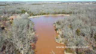 156 ACRES HUNTING amp FISHING PROPERTY FOR SALE MCLOUD OK [upl. by Laoj664]