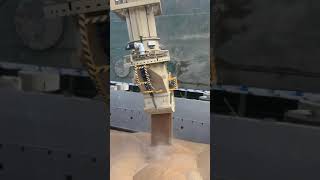 NEUERO Ship Loader  Grain Dust Supression Head  No Dust [upl. by Wendolyn]