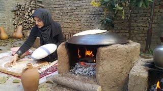 Bake lavash in our village house  Lavash Bread [upl. by Kruter]