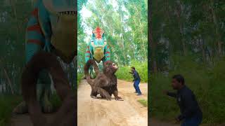 TRex Dinosaur Hunted Monkey In Jurassic World [upl. by Dis493]