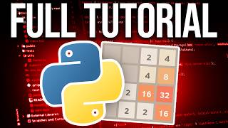 Make 2048 In Python  Full Python Game Tutorial [upl. by Warfore]