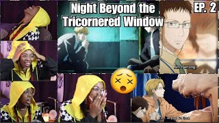 The DIALOGUE OMG  The Night Beyond the Tricornered Window Episode 2 Reaction  Lalafluffbunny [upl. by Nomar]