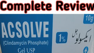 Acsolve gel for acne  acsolve lotion review  acsolve gel for acne reviews  draliusman [upl. by Anthiathia]