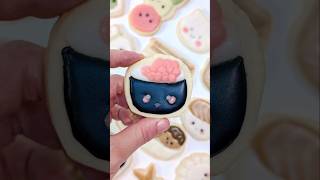 SUSHI NIGIRI SALMON ROE DESIGN  cookies kawaii sushi satisfying ASMR sugarcookies nigiri [upl. by Adalia]