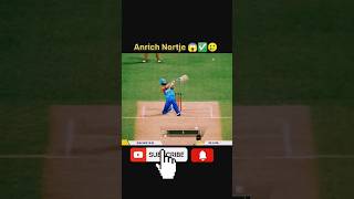 Anrich Nortje Ka Katarnak Bowling Action  Anrich Nortje Vs Hardik Pandya  cricket shorts [upl. by Keli]