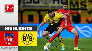 FCH Fights For A Draw  1 FC Heidenheim  Borussia Dortmund  Highlights  MD20 – Bundesliga 2324 [upl. by Eerdna]