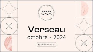 Horoscope Verseau ♒️ Octobre 2024 🥨 par Christine Haas [upl. by Edmee]