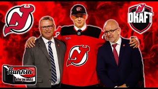 NJ Devils Draft Anton Silayev At 10 NHL Draft 2024 [upl. by Valentina58]