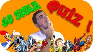 Riconosci le 60 sigle  QUIZ CARTONI ANIMATI 60 sigle [upl. by Jaynes]