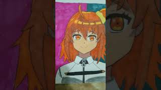 Gudako Fate drawing anime [upl. by Linnell841]