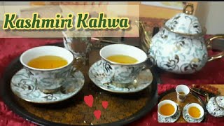 Kashmiri Kahwa Recipe  Immunity Booster amp Traditional Kahwa  Kesar Tea  Zafrani  Saffron Kahwa [upl. by Brawley576]