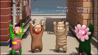 Ganging up on people in Gang Beasts [upl. by Aneelahs546]