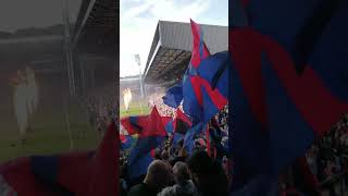 Holmesdale Road End pre match Crystal Palace 22 Leicester City [upl. by Etnuhs]