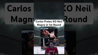 Carlos Prates KO Neil Magny in 1st Round [upl. by Amat]