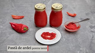 Pastă de ardei pentru iarnă cu doar 2 ingrediente [upl. by Kenelm580]