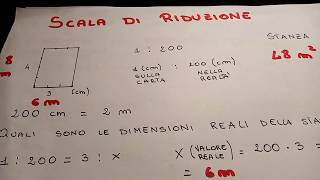 Riduzione in scala in geometria piana [upl. by Thrasher]