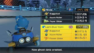 MK8DX 150cc GCN Sherbet Land  147886 UK Record7th EU [upl. by Wasson]