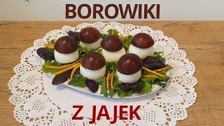 Borowiki z jajek  jajka faszerowane  agatabodkuchni [upl. by Teddman]