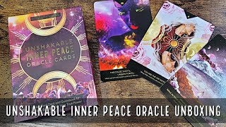 Unshakable Inner Peace Oracle  Unboxing and Flip Through [upl. by Soinotna]