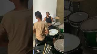 Aluno Brayan tirando viradas da música único 🥁🥁contato para aulas83996609205 [upl. by Gnaw370]