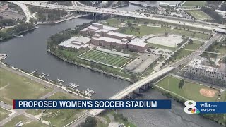 Tampas new pro womens soccer team announces plan for stadium at Blake High School [upl. by Castera]