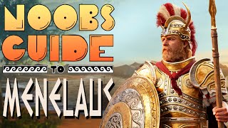 NOOBS GUIDE to MENELAUS  A TOTAL WAR SAGA Troy [upl. by Nitnert777]