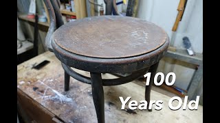 Antique Thonet No 14 Chair Restoration and Refinish [upl. by Nileuqay656]