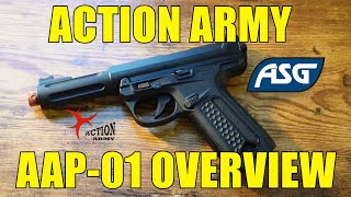 Airsoft Action Army AAP01 Overview [upl. by Veator]