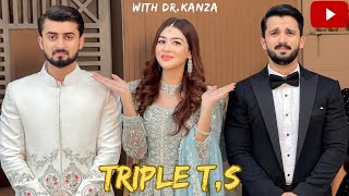 We Tripletss  Shoot Day📸  Most awaited Vlog with Rajab amp Haider🏋️  by DrKanza🦋 [upl. by Anailuig121]