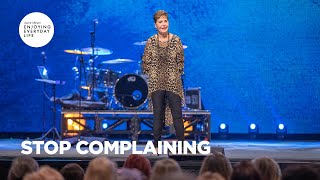 Stop Complaining  Enjoying Everyday Life  Joyce Meyer [upl. by Aevin425]