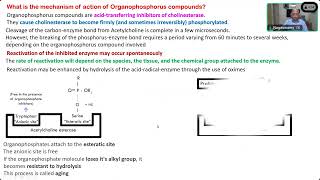 19 SEP 2024 ORGANOPHOSPHATE POISONING  PROF V NAGASWAMY  MIOT SESSION 18 [upl. by O'Driscoll]