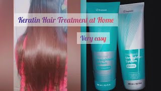 Framesi Keratin Treatment at Home step by step Straightening System Smoothing Shiney Hair [upl. by Jobye]