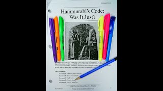 Hammurabis Code DBQ Document D [upl. by Mavis]