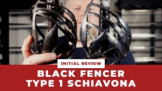 Initial review of the Black Fencer Steel Generation Type 1 Schiavona [upl. by Ecnaret616]