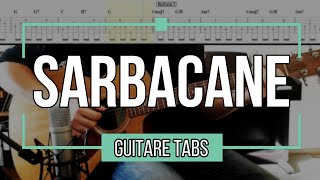 Sarbacane  Francis Cabrel  Guitare Tabs [upl. by Eden]