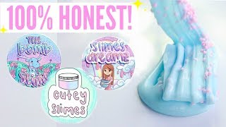 100 HONEST Famous Instagram Slime Shop Review Famous amp Underrated US Slime Package Unboxing [upl. by Orimar602]