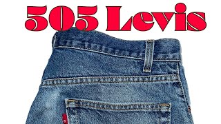 505 Vintage Levis Review [upl. by Eidok667]