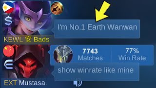 PRANK EARTH NO1 WANWAN🤣 Then show my real winrate🤫 [upl. by Ydasahc]