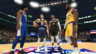 NBA 2K24  Dunk Contest With The Best Players [upl. by Kerred]