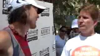 2005 Badwater  Scott Jurek Finish Line Interview AdventureCORPS Badwater Ultramarathon [upl. by Aicirtel]