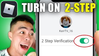 How to TURN ON 2Step Verification on Roblox Updated 2024 [upl. by Mcnelly]